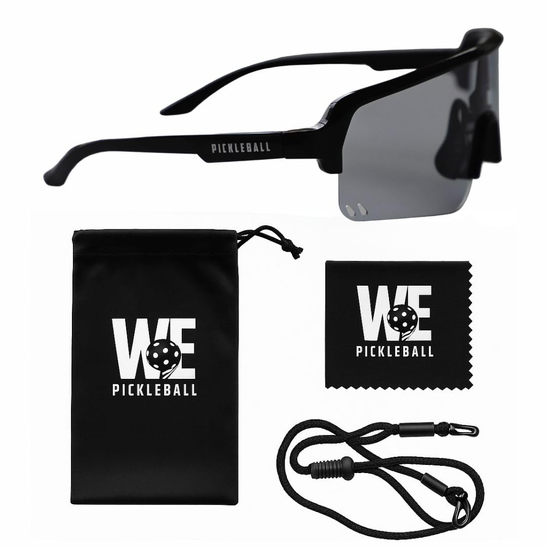 WE Pickleball Performance Shades - Obsidian Black